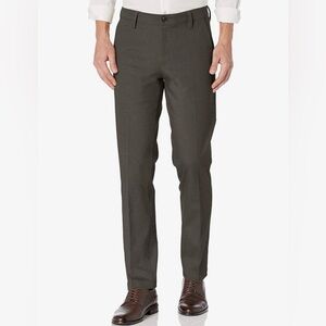 Dockers Workday Pants Gray Khaki Smart 360 Flex Straight Fit Mens Size 38x34